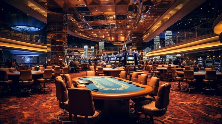 Pengguna memegang ponsel dengan layar menampilkan fitur keamanan aplikasi luckysvip