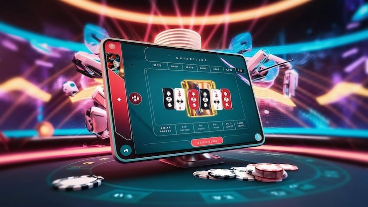 Representasi visual enkripsi data dan keamanan informasi pada platform hiburan luckysvip